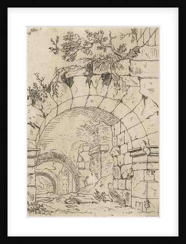 Artist at the Colosseum by Hermanus Fock