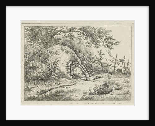 Oven with brooms by Hermanus Fock