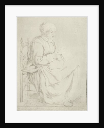 Old Woman Reading by Gabriël Metsu