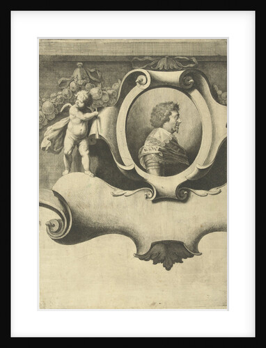 Siege of Breda, The Netherlands, sheet with portrait of Frederik Hendrik, 1637 by Jan Gerritsz. van Bronchorst