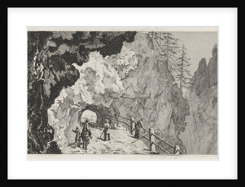 Passage in the rocks by Marinus van Raden