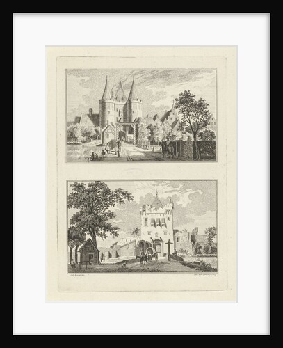 Steenpoort and Vospoort in Goch by Anonymous