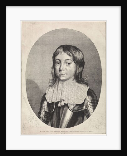 Portrait of Wolfert van Brederode. Theodor Matham by Jan Mijtens