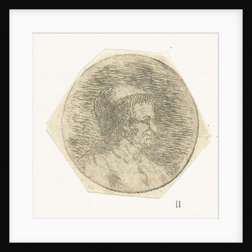 Bust of an unknown man by Christina Chalon