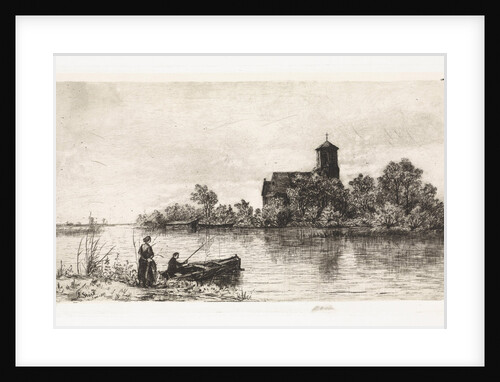 View of the St. Urban Church in Bovenkerk by Elias Stark