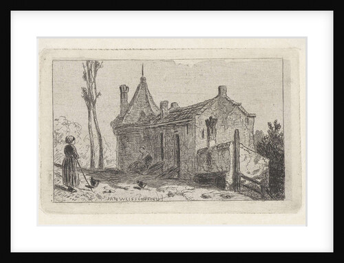 Farm in Culemborg by Jan Weissenbruch