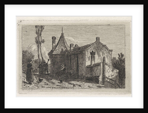 Farm in Culemborg by Jan Weissenbruch