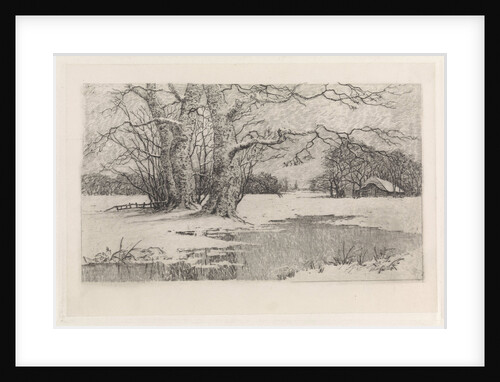 Snowy landscape by Elias Stark