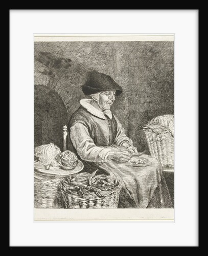 Old woman by Quiringh Gerritsz. van Brekelenkam