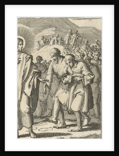 Figures following the footsteps of Christ by Jurriaen van Poolsum