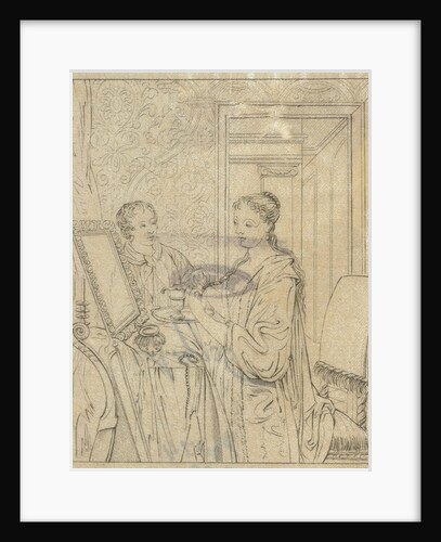 A woman at her toilet by Philip van Dijk