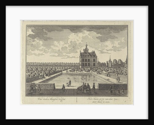 View of Castle Zuilenstein from the summerhouse by Daniël Stopendaal