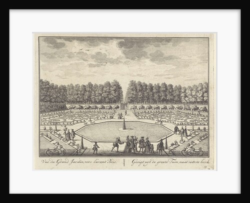 View of the garden at Castle Zuilenstein by Daniël Stopendaal