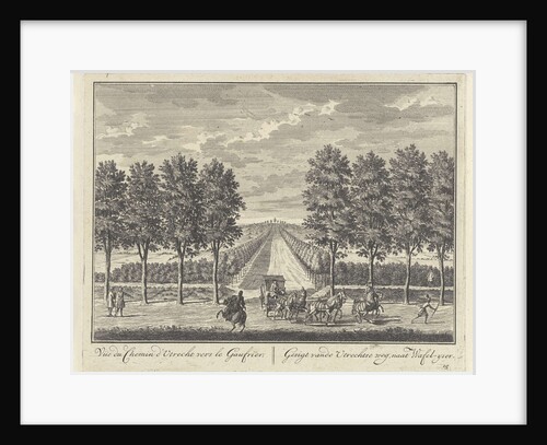 In the avenue to the Wafelijzer near Castle Zuilenstein by Daniel Stopendaal