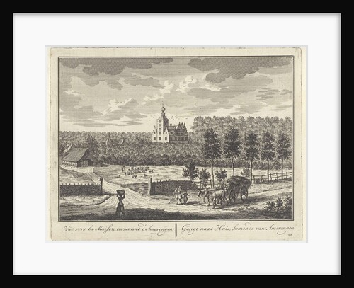 Castle Zuilenstein seen from Amerongen by Daniël Stopendaal