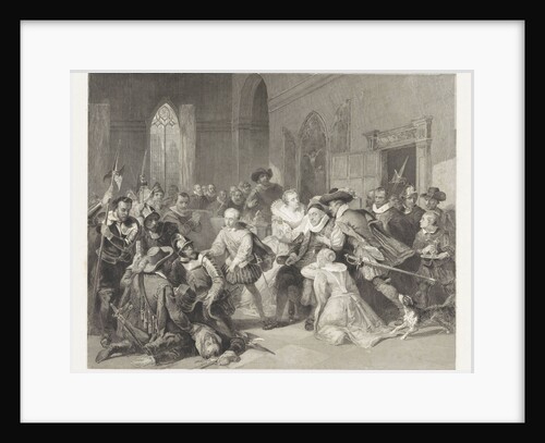 Attack of Jean de Jauregui on Prince William I, March 18, 1582 by Nicholas Pieneman