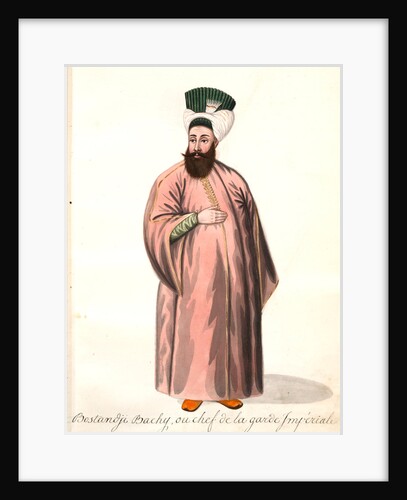 Bostandji-bachy by Mahmud II