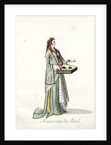 Musicienne du sérail by Mahmud II