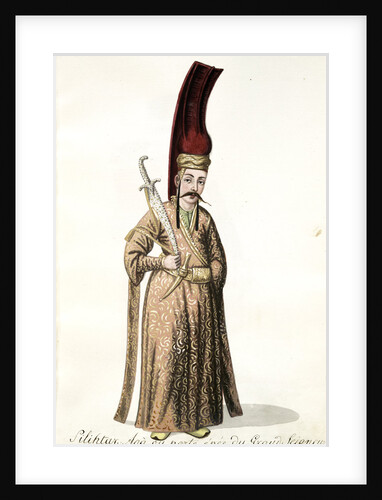 Silihtar aga, ou porte-épée du Grand Seigneur by Mahmud II