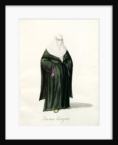 Dame turque by Mahmud II