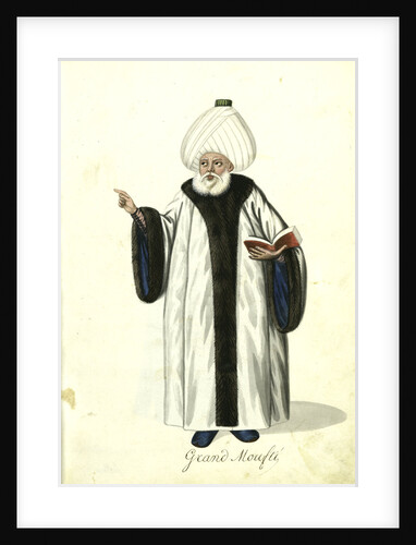 Grand moufti by Mahmud II
