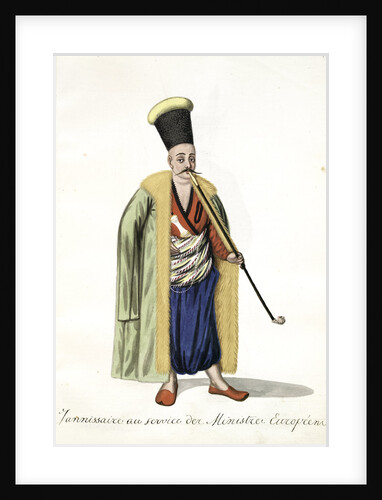 Jannissaire au service des ministres européens by Mahmud II