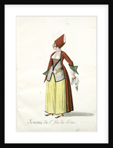 Femme de l'Ile de Tine by Mahmud II