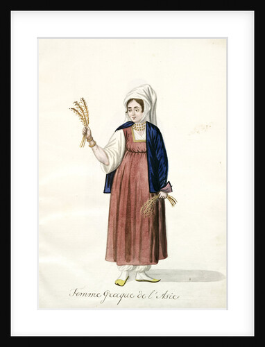 Femme Greque de l'Asie by Mahmud II
