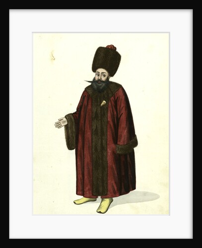 Chef du corps de garde particulier du grand vezir by Mahmud II