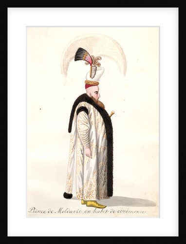 Prince de Moldavie, en habit de cérémonie by Mahmud II