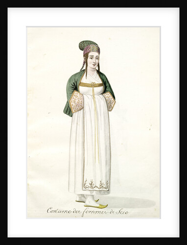 Costume des femmes de Scio by Mahmud II