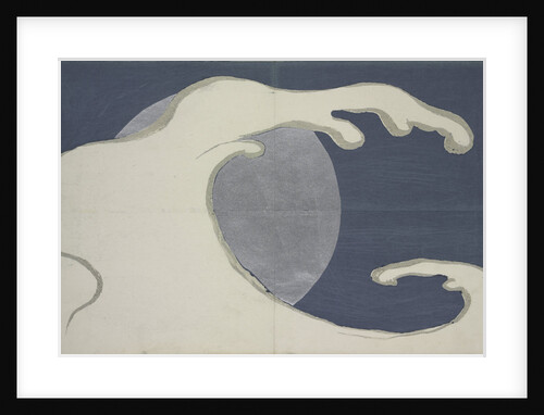 Waves and sun by Sekka Kamisaka