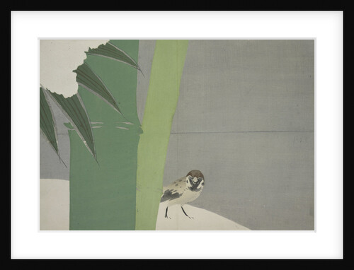 Sparrow and Bamboo by Sekka Kamisaka