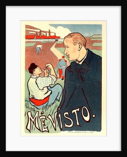 Poster for Mévisto by Henry Gabriel Ibels