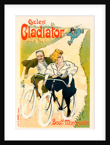 Poster for the Cycles Gladiator by Ferdinand Mifliez said Misti