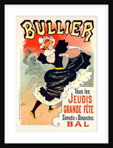 Poster for le Bal Bullier by Georges Meunier