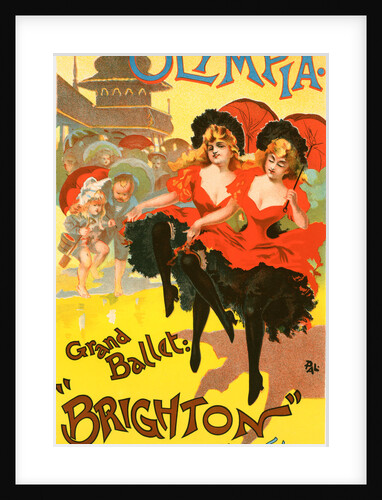 Poster for le Théâtre Olympia, Grand ballet Brighton by Jean de Paleologu