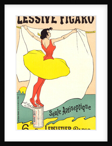 Poster for Lessive Figaro by Léo Gausson