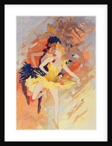 Poster La Danse, the dance by Jules Chéret