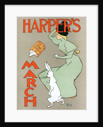 American poster for Harper's Magazine by Edward Penfield