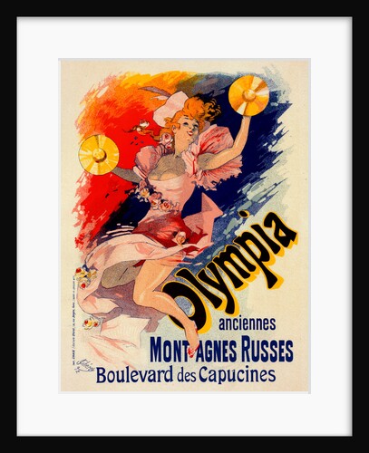 Poster for Olympia by Jules Chéret