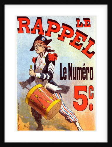 Poster for le journal Le Rappel by Jules Chéret