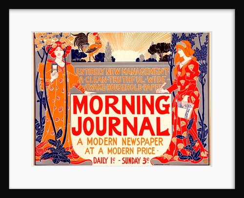 Poster for Morning Journal by Louis Rhead