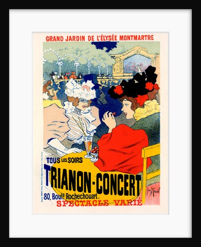Poster for Trianon-Concert by Georges Meunier