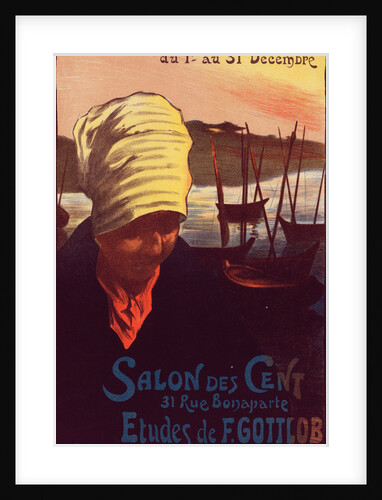 Poster for le Salon des Cent by Fernand-Louis Gottlob