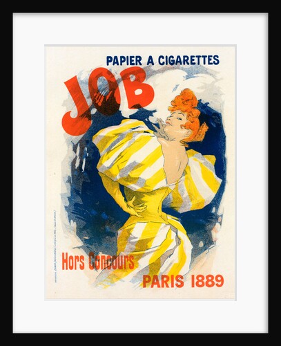 Poster for Papier à cigarettes Job by Jules Chéret