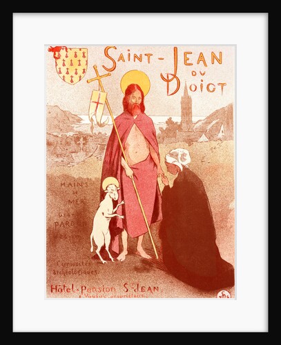 Poster for le Pardon de Saint-Jean-du-Doigt by Adolphe Étienne Auguste Moreau-Nélaton