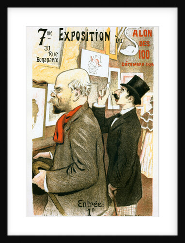 Poster Cazals by Frédéric-Auguste