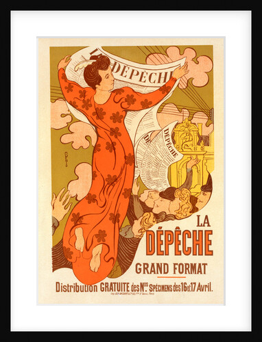 Poster for la Dépêche de Toulouse by Maurice Denis