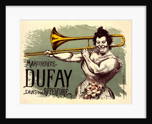 Poster for Marguerite Dufay by Louis Anquetin